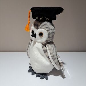 Ty beanie baby graduation owl